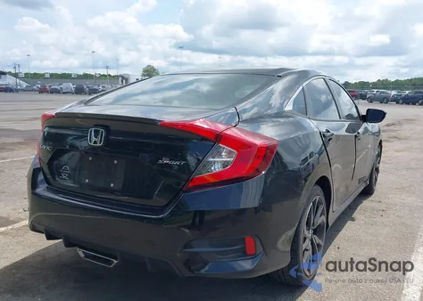 2020 Honda Civic Sport from USA, damaged, VIN 19XFC2F88LE210075